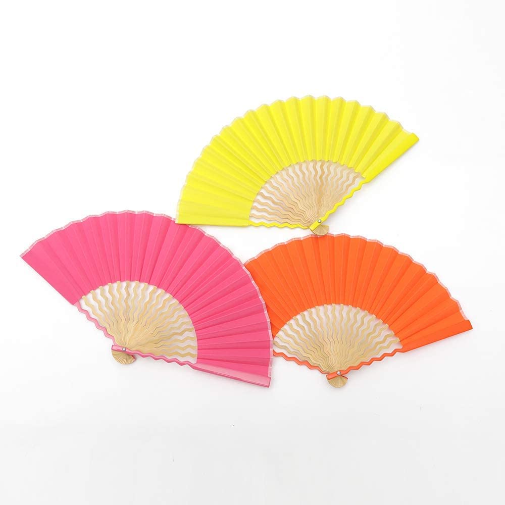 Shoroku GIZAGIZA Fan [Nishikawa Shoten] (Orange)
