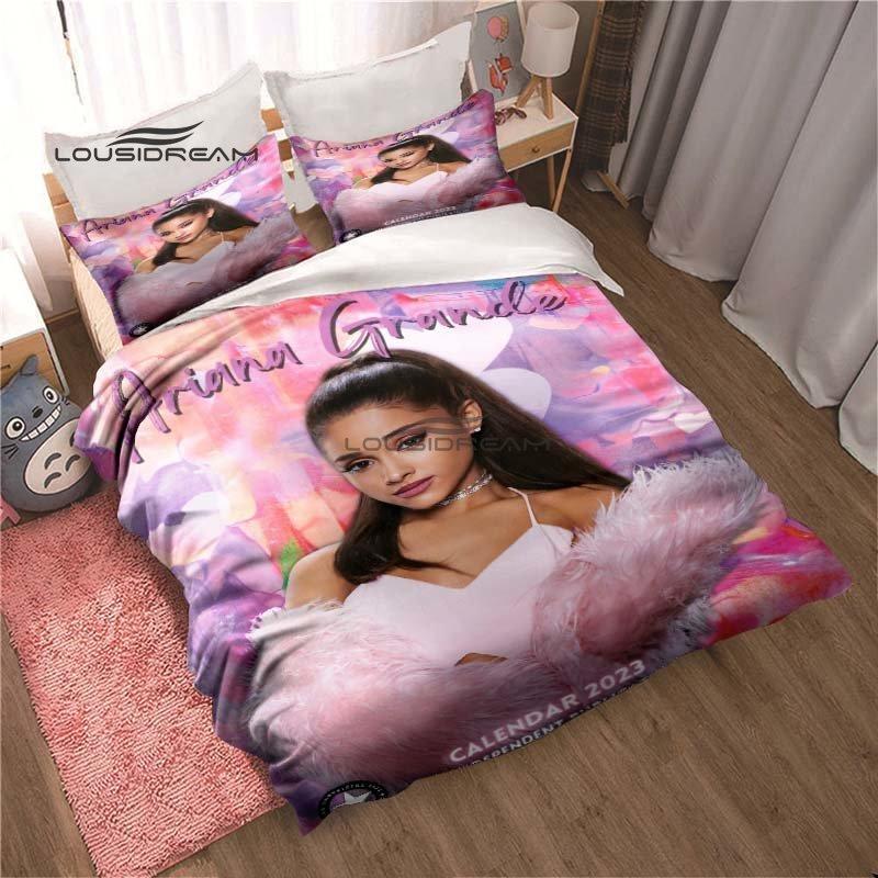 Pop Singer A-Ariana Grand Bedding Sets exquisite bed supplies set duvet cover bed comforter set bedding set luxury birthday gift