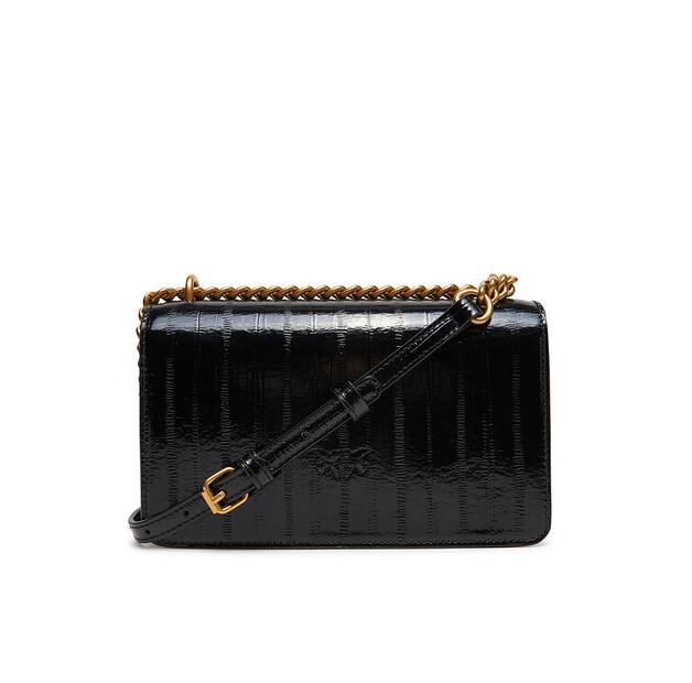 Handbag PINKO Love One Mini Dc PE 25 PLTT 100074 A1VE Black