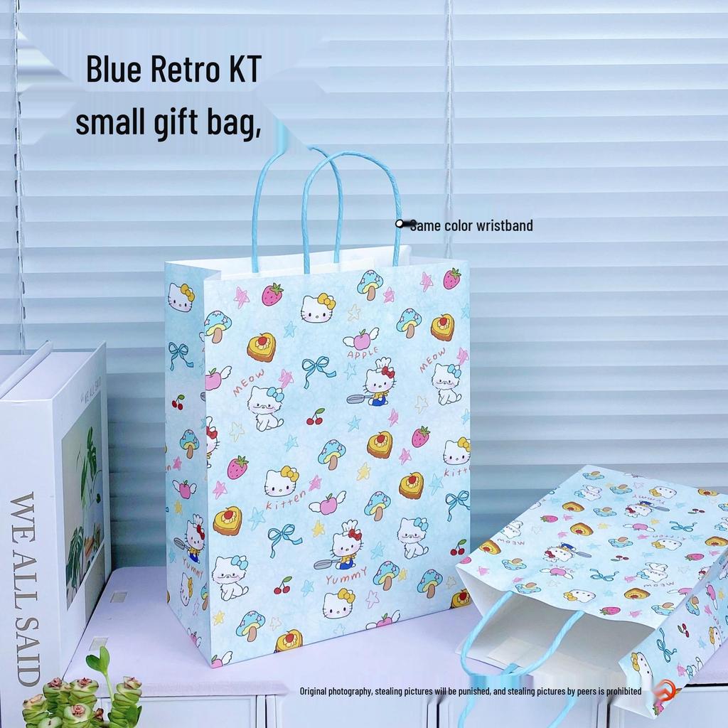 Cute Cartoon Kraft Paper Tote for Jewelry & Small Gifts