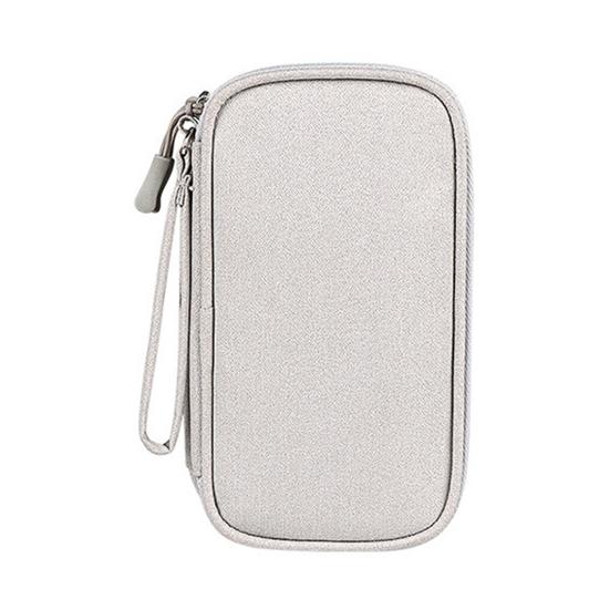 

Водонепроницаемая 5 цветов, практичная сумка для хранения мобильных наушников большой емкости, сумка для хранения S серый