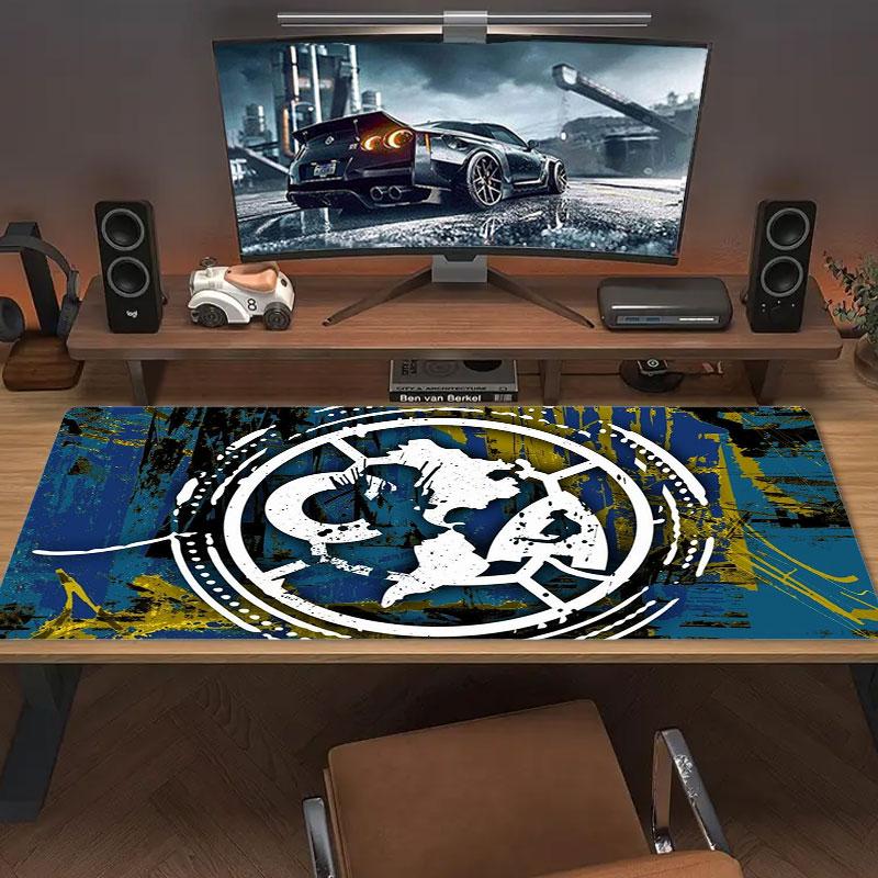 Club America Mouse Pad, Large Gaming Desk Mat, Non-slip XXL Mousepad for Laptop & Tablet, Mini PC Playmat with Stitched Edges