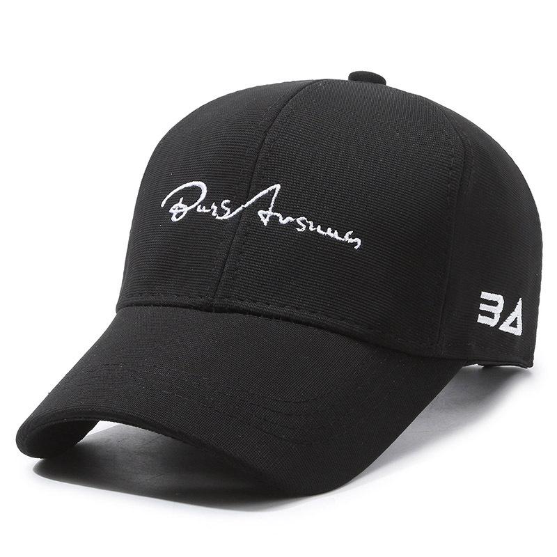 

Мужчины Женщины Кепка Весна Лето Вышитые буквы Шляпа от солнца Открытый солнцезащитный козырек Бейсболка белый/чёрный