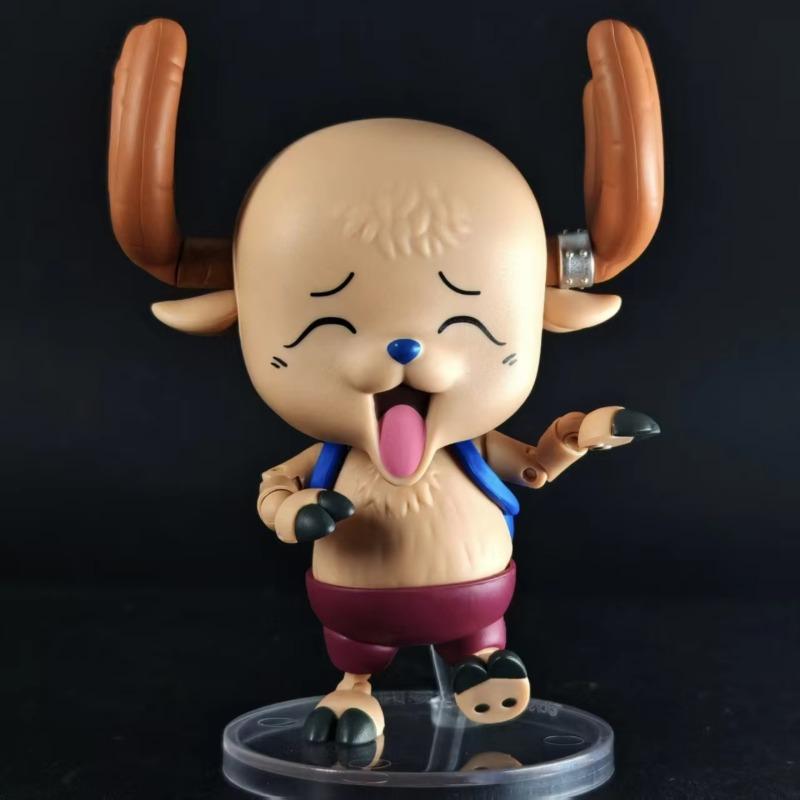 In Stock Shf Chopper Movable Figurine Drum Island Winter Hat Joba Anime Puppet Model Ornament Collection Periphery Holiday Gift