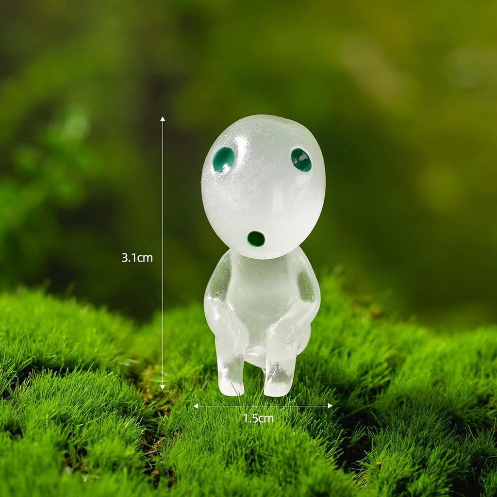 Princess Mononoke Luminous Tree Spirit Figurine - Glowing Anime Ornament