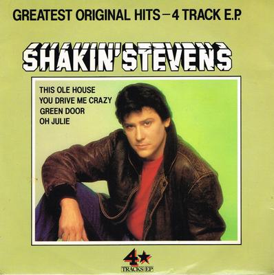 7-Zoll Schallplatte SHAKIN' STEVENS - Greatest Original Hits - 4 Track EP EPCA2620 Epic 1982 UK Rock Gebraucht