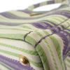 PRADA  1BG439 2WAY bag purple/green canvas Women