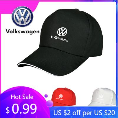 2026 Hot For Volkswagen VW Racing Car Logo Visor Sun Hats Moto GP Outdoor Baseball Cap Hip Hop Hat For Volkswagen VW Scirocco Je