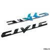 ABS Car Rear Trunk Letters 3D Emblem Tail Badge Sticker for Honda CIVIC Logo Decals Auto Stickers Styling Decoration