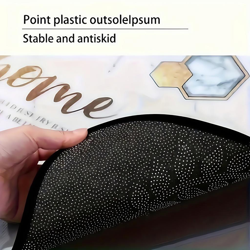 4pcs Car Floor Mat Set with Trendy Crown VIP Pattern Print, Size - Non-Slip Backing, Easy to Clean, Car Interior Accessory