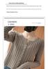 Women's Slimming Round Neck Knit Cardigan: Early Autumn Outerwear, Simple Inner Layer Jacket