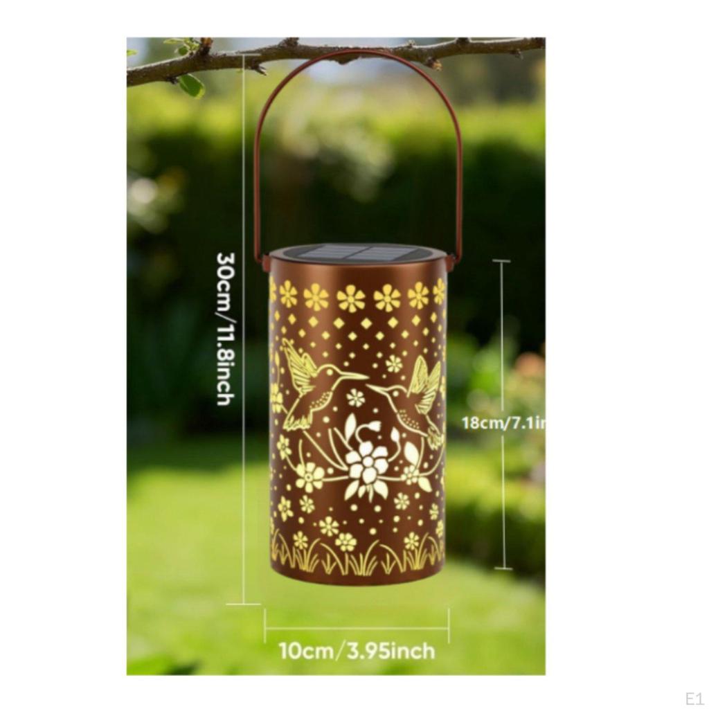 Hummingbird Projection Lantern Auto On/deactivate Decorative Lawn Stake Light