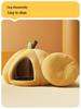 Pumpkin Nest Pet Bed: Cozy Winter Blanket for Cats, Dogs, Rabbits & Guinea Pigs