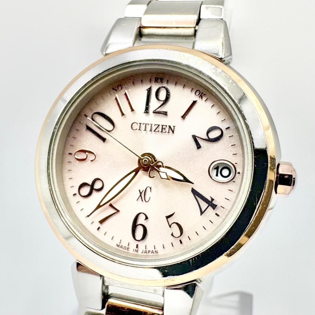 Used Beautiful condition, working, Citizen CrossSea xC, radio-controlled solar, pink, ladies