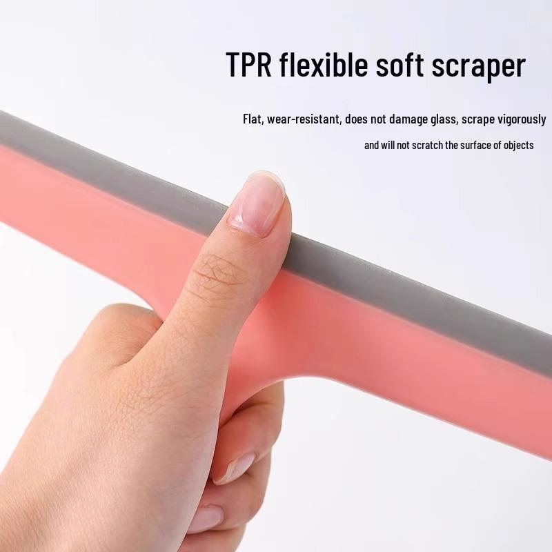Silicone Glass Cleaning Squeegee for Mirrors and Countertops