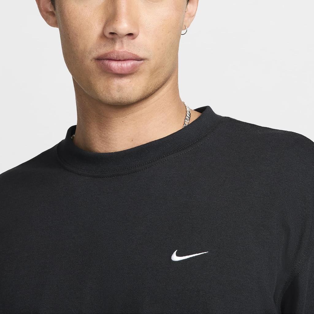 Nike Made In USA Series Comfortable Versatile Fashion Pullover Long Sleeve T-Shirt Men Tops Black DN1574-010