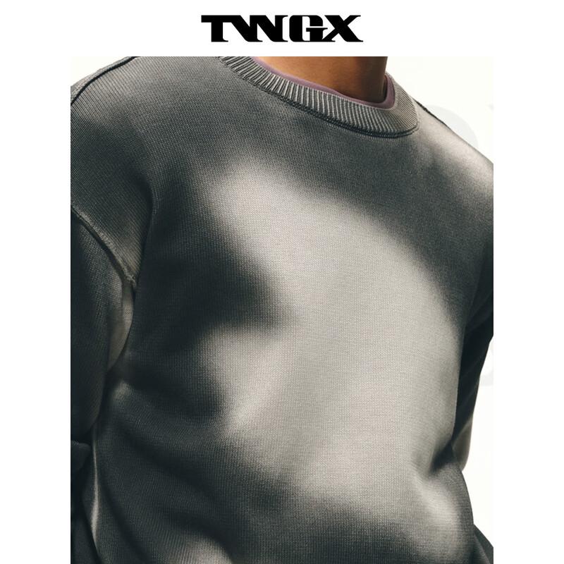 Teenie Weenie Men's Vintage Washed Casual Loose Sweater