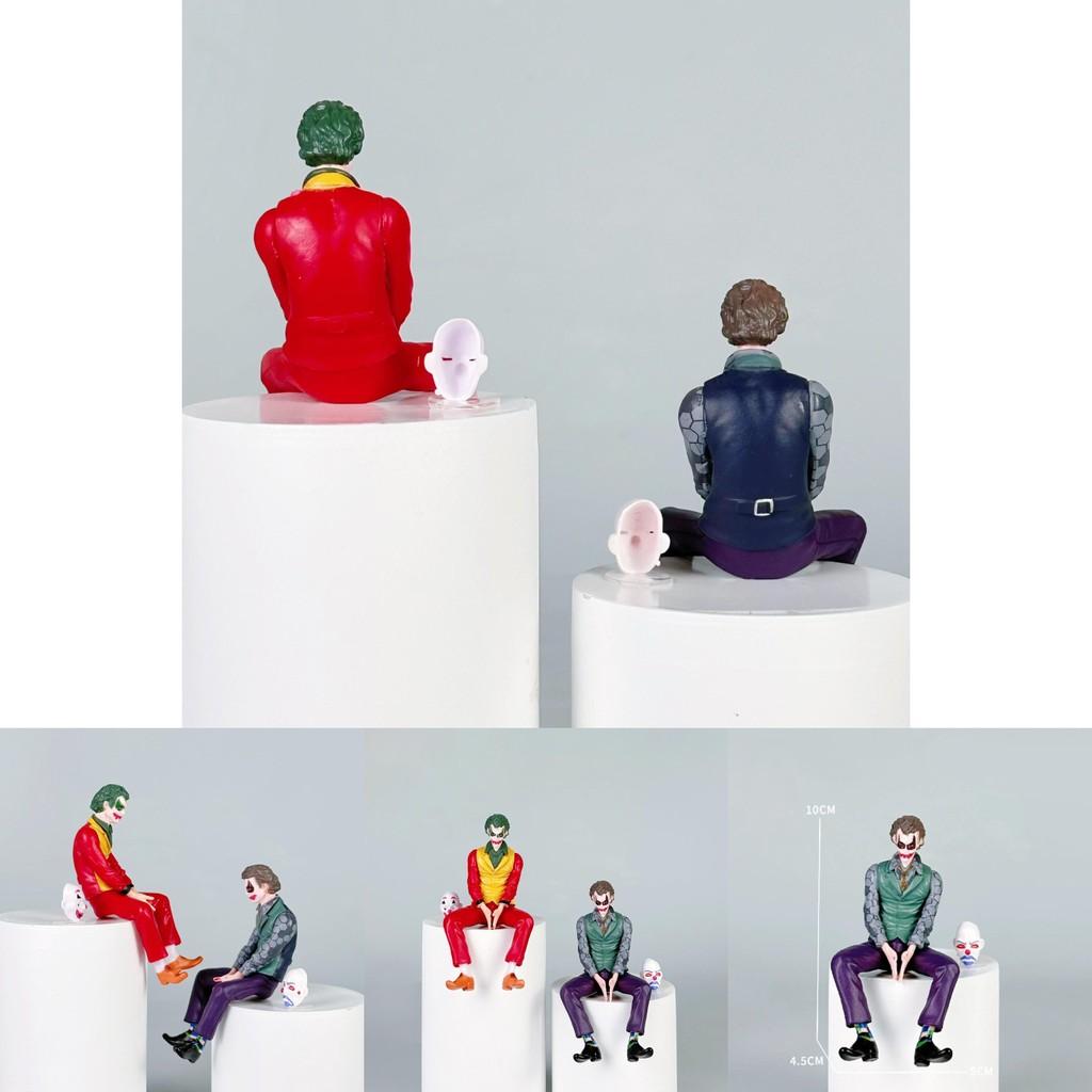 Joker Car Ornament Pvc Action Figure With Removable Mask For Vehicles