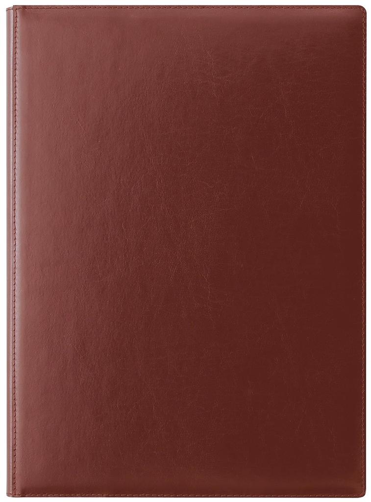 Raymay Fujii Report Pad ZeitVektor B5 Leather Brown ZVP681C
