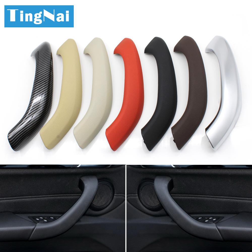 Car Interior Front Rear Left Right Door Pull Handle Outer Cover Trim Replacement For BMW X1 X2 F48 F49 F39 2016-2020
