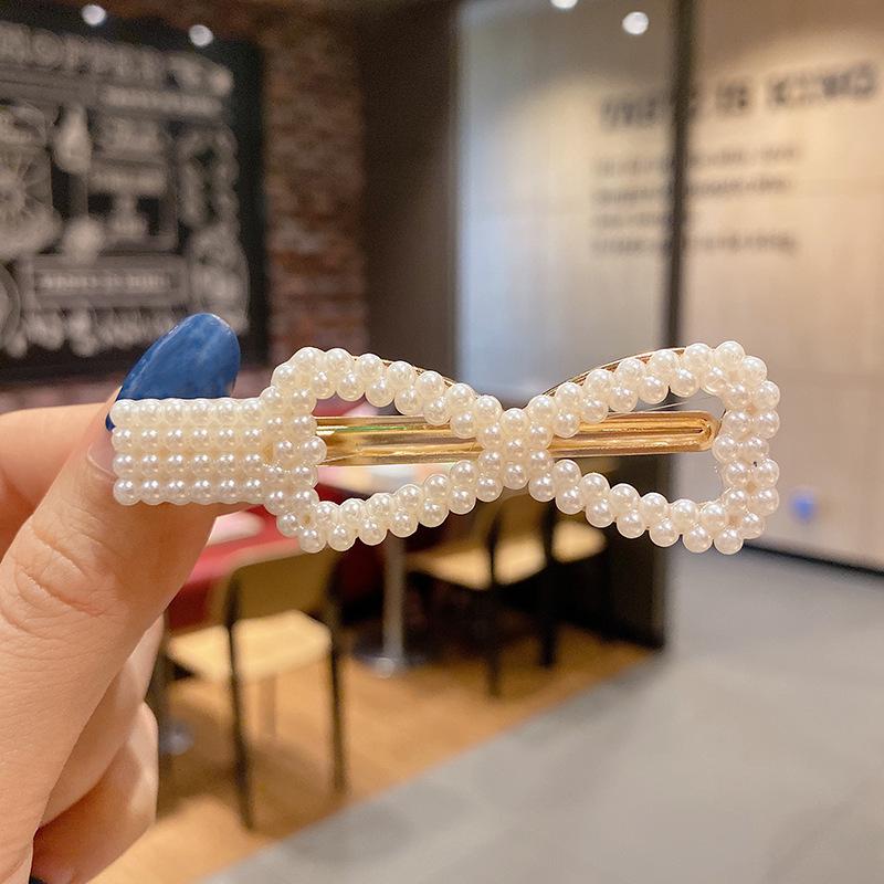 Korean Minimalist Pearl Hair Clip for Girls: Elegant Y2K Style