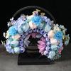 Bridal Garlands Florals Crown Wedding Flower Headband Beach Wreath Hairband Girls Hair Accessory Women Head Hoop Props