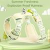Adjustable Dog Leash Vest Type Large Medium Small Pet Harness Chest Back Explosion Proof Breathable Harness Summer Use