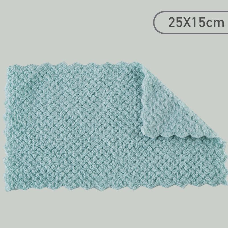 Small Coral Velvet Dishcloths Teak Microfiber Dishcloths Kitchen Towels Cleaning Cloths