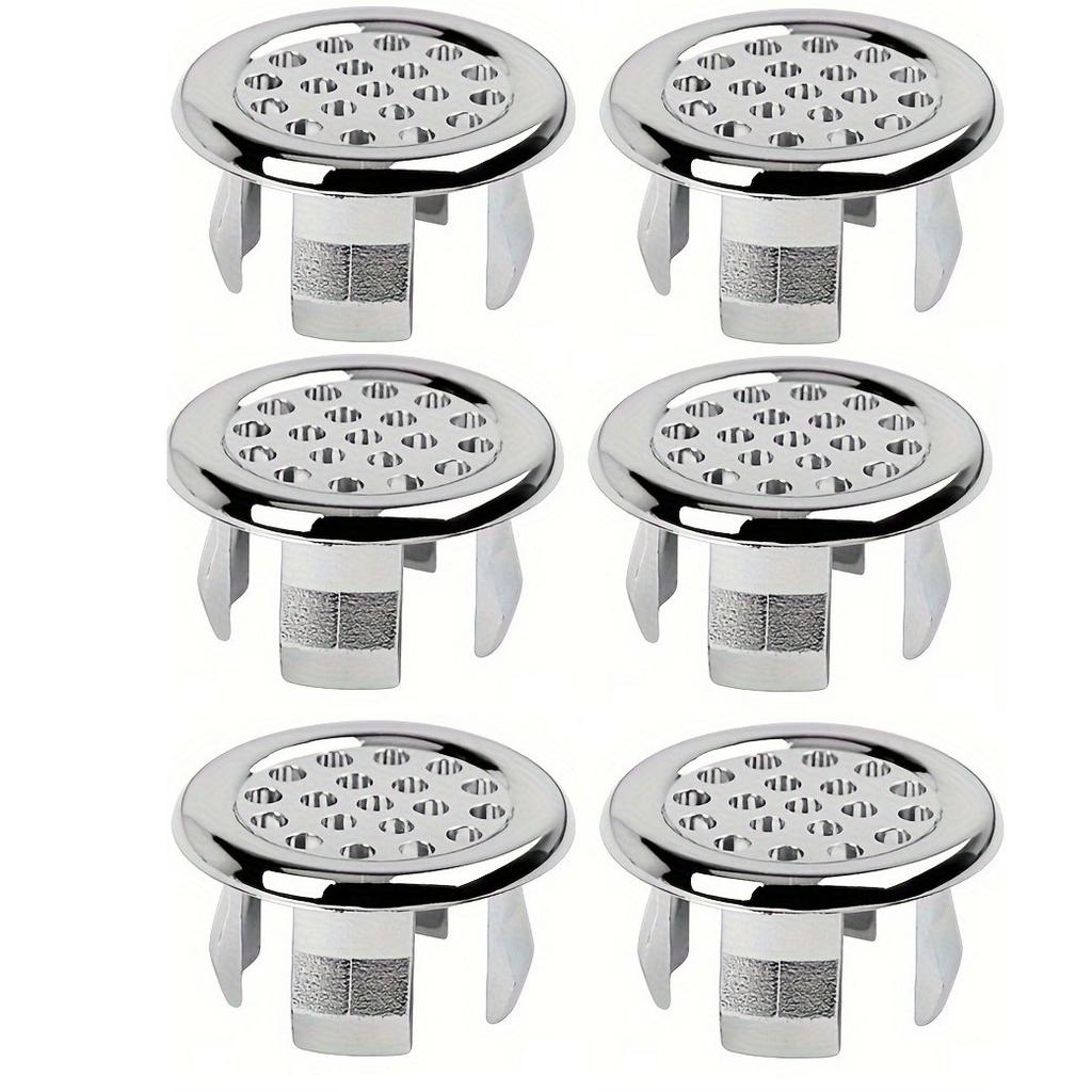 1/2/6PCS Bathroom Sink Overflow Ring Decorative Column Basin Accessory Faucet Outlet Ring Face Basin Partitions Water Ring