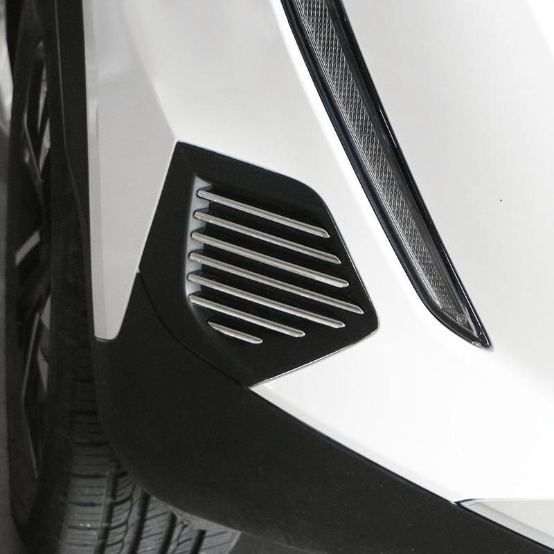 For Peugeot 2008 - E2008 - Front Fog Light Trim 14Pcs Fog Lamp Decoration Mouldings Sticker Cover Styling