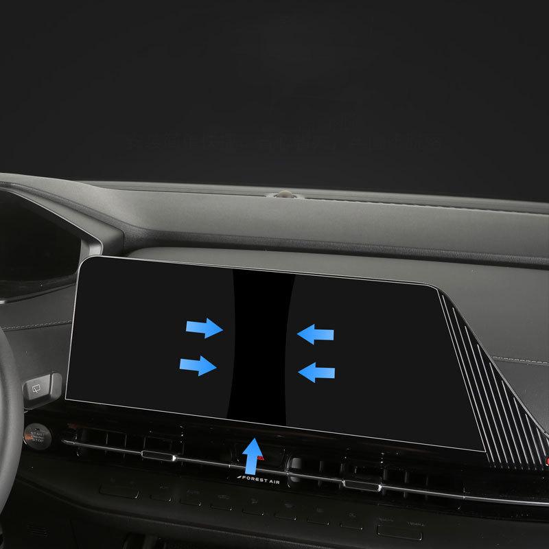 For Changan CS55 PLUS  Car Navigation Film Tempered Glass Trument Display Screen Protector Interior Decoration Accessorie