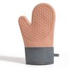 2Pcs Oven Gloves Silicone Thicken High Temperature Resistant Anti-burn Microwave Silicone Non-slip Gloves Kitchen Baking Mitt