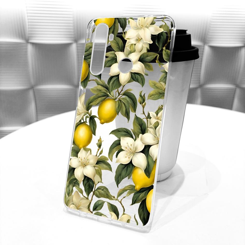 For Realme 5 Pro Case RMX1971 Fashion Flower Transparent TPU Soft Silicone Back Cover For Realme 5 5S 5i Funda Realme5 5Pro Capa