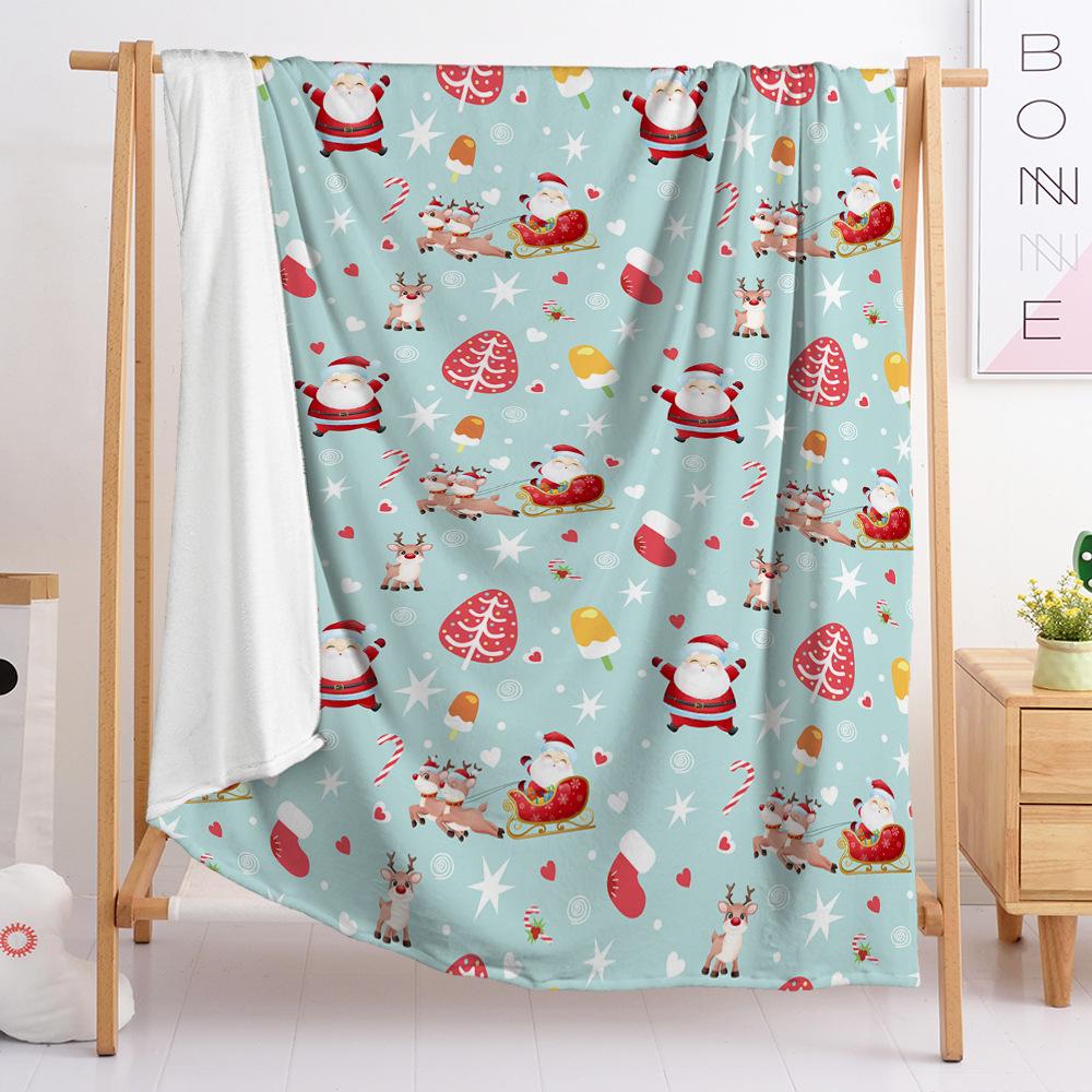 Christmas Blanket Flannel Blanket Gift Snowman Blanket Spring And Autumn