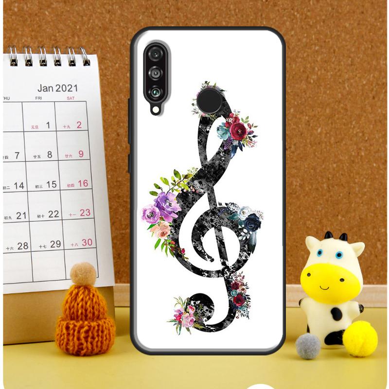 Treble Clef Music Note For Huawei Nova Y72 Y70 Y91 Y90 Y60 Y61 Y73 3i 7i 8i 11i 12i 9 10 SE P20 P30 P40 Lite Case