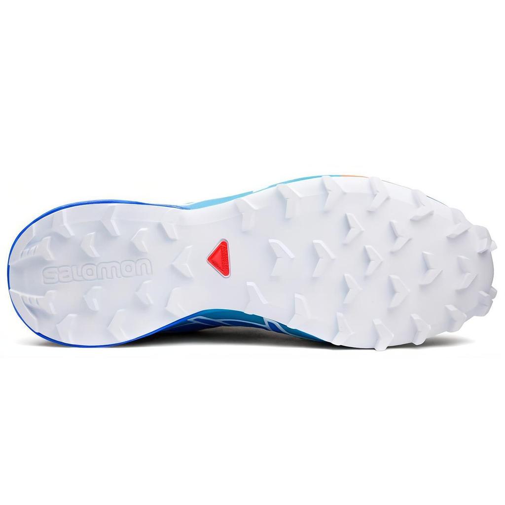 SALOMON 4 Gt Skóra Antypoślizgowe Odporne na Ścieranie Niskie Buty Outdoor Męskie Błękitne 390722