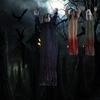 1-4PCS Halloween Hanging Ghost Decoration Long Hair Ghost Fear Party Haunted House Secret Room Atmosphere Decoration Props