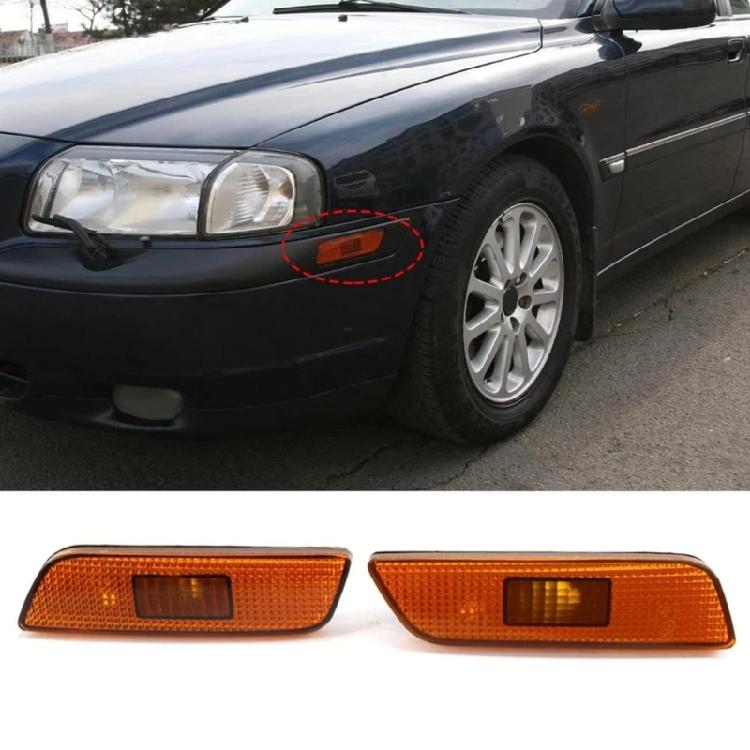 Side Marker Light Housing Turn Signal Indicator Bezels 9188263 9188264 for S80