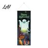 Witch Theme Wall Decor Halloween Flag Banner Backdrop Spooky Pumpkin Ghost Hanging Decorative Photo Booth Backgrounds Background Decoration