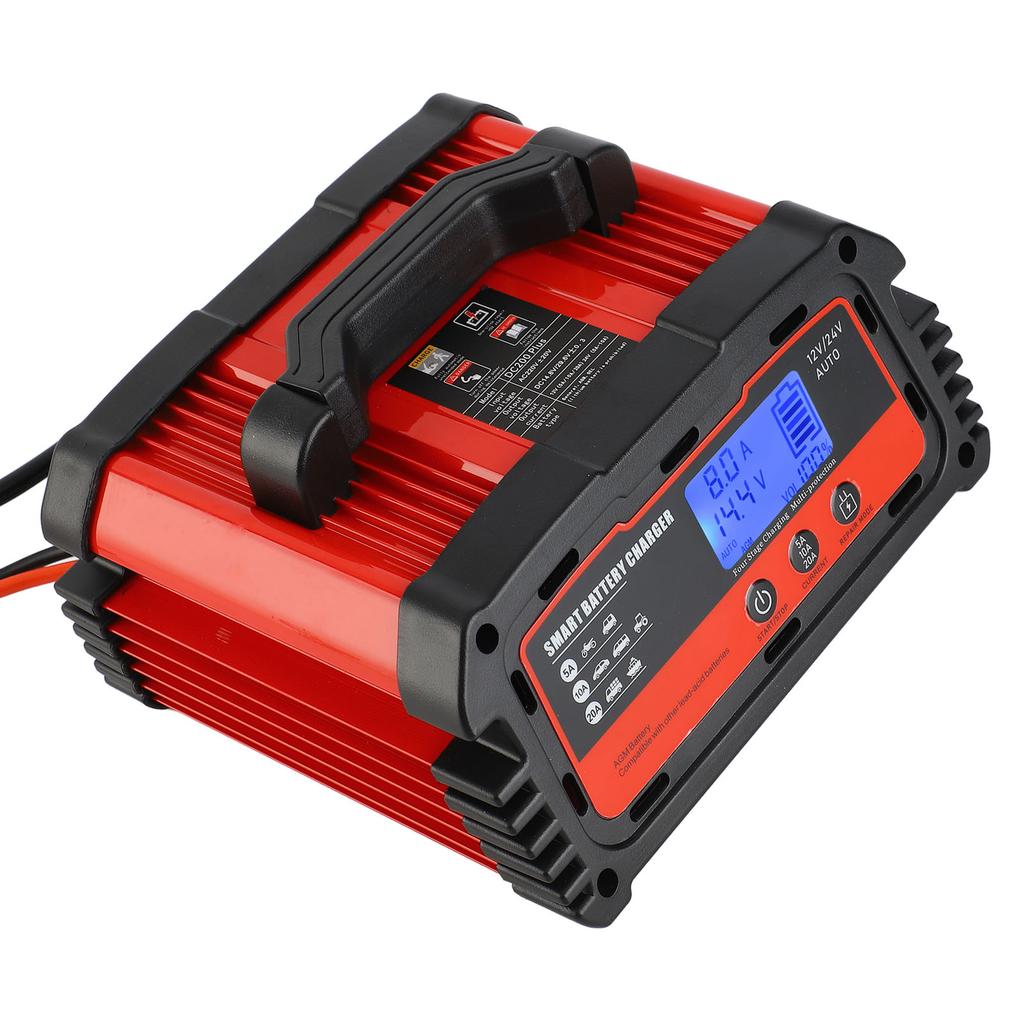 Autobatterieladegerät Tragbares Schnellladen für Verschiedene Batterien 50Hz 60Hz 20A
