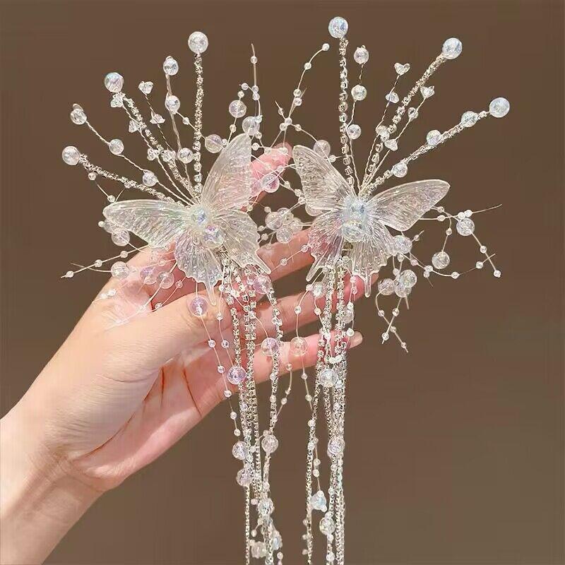 Children s super fairy butterfly hairpin baby headgear girl antique hairpin girl hair accessories