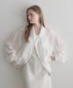 Lenav Stripe Summer Kara Wind Jacket (White)