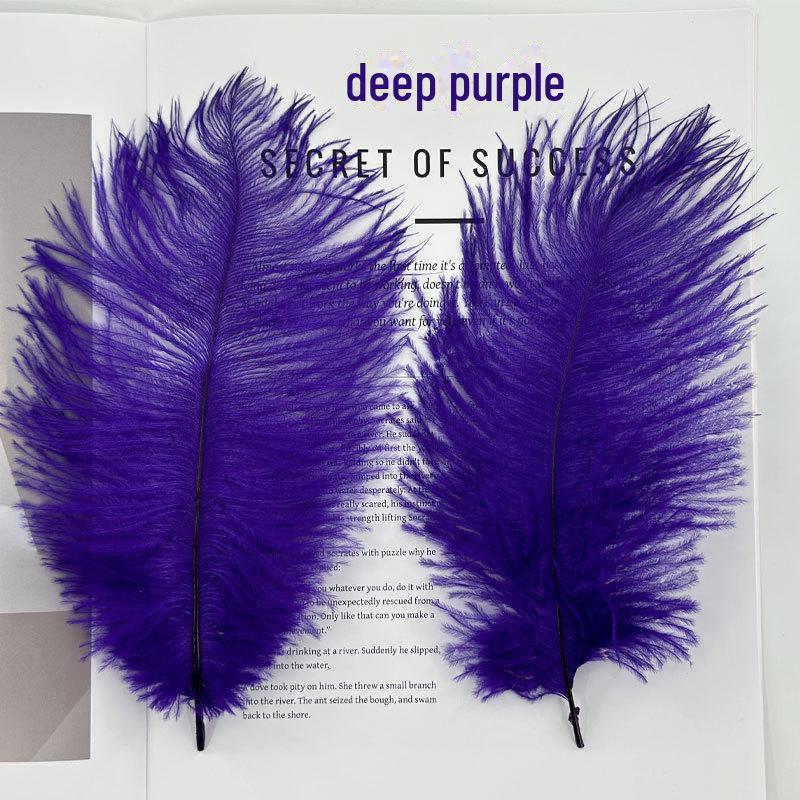 Barevné zavírače na dorty z pštrosího peří a příslušenství