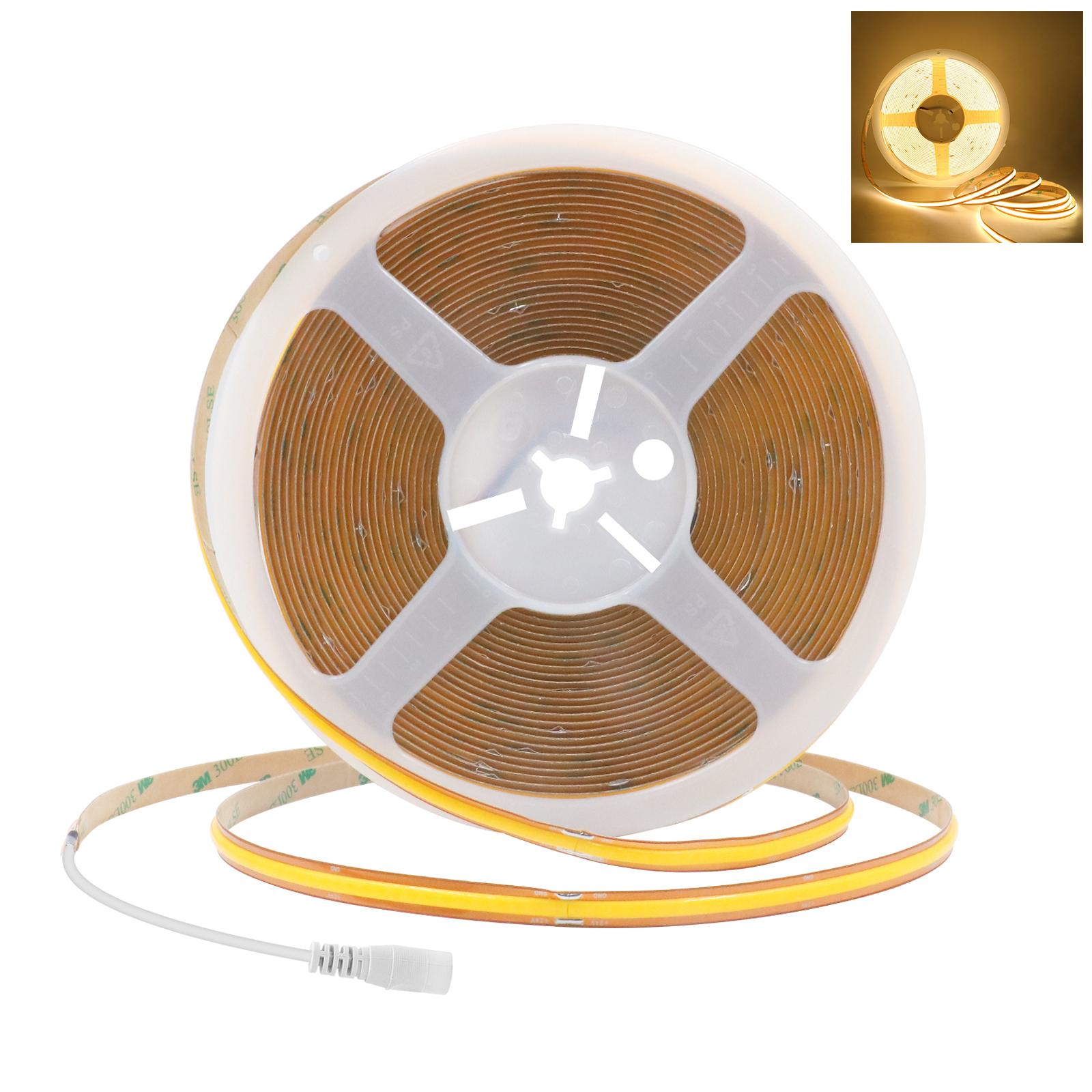 

24V 720LEDs/m COB LED Strip High Density Arbitrarily Mini Cut Flexible LED Ribbon Linear Dimmable COB Light Strip 0.5m-20m 0.5M