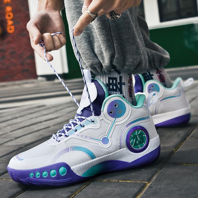 Mode Neue Basketballschuhe Herren Rutschfest Feld Fitnessstudio Männliche Basketballstiefel Training Bequem Athleten Damen Wasserdicht Tennis-Sneaker