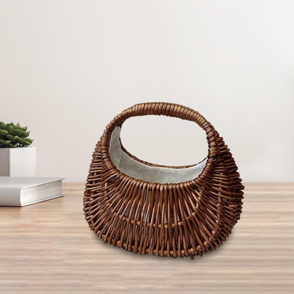 Elegant Woven Tote Bag for Sophisticated Spring Occasions