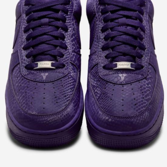 Kobe Bryant x Nike Air Force 1 Low 'Mamba Forever' 'Court Purple' IB0018-500