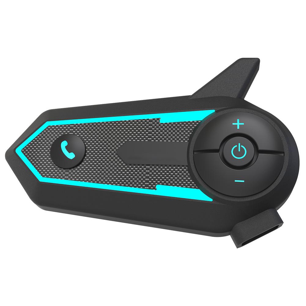 

Гарнитура для шлема 850 мАч, гарнитура для мотоциклетного шлема, совместимая с Bluetooth, гарнитура для внутренней связи BT5.2, громкая связь, вызов на 6 мотоциклистов, водонепроницаемая