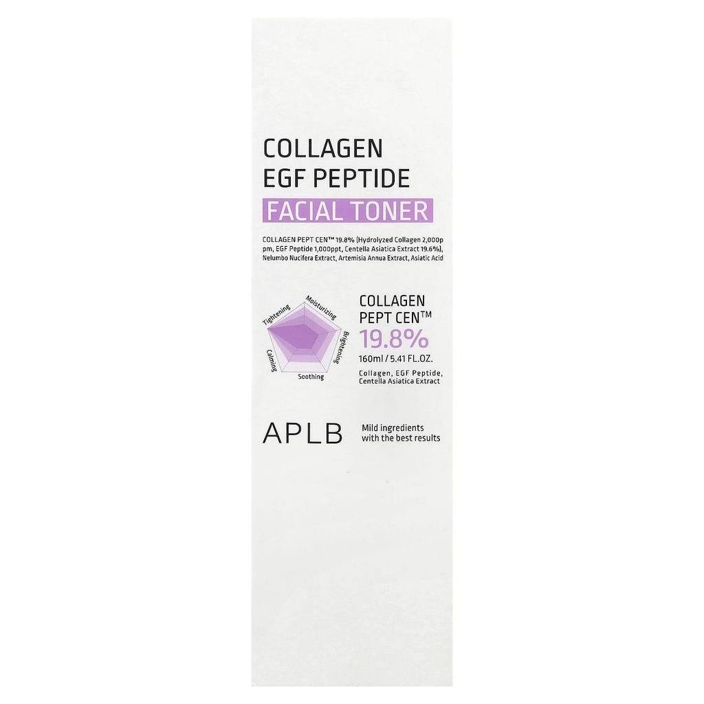 APLB Collagen EGF Peptide Facial Toner, 160ml (5.41 fl oz)