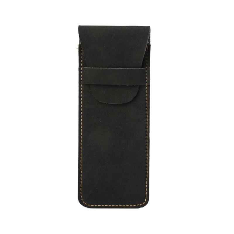 Pencil Box Simple Pencil Bag Leather Pen Case Retro Pencil Case Pen Bag